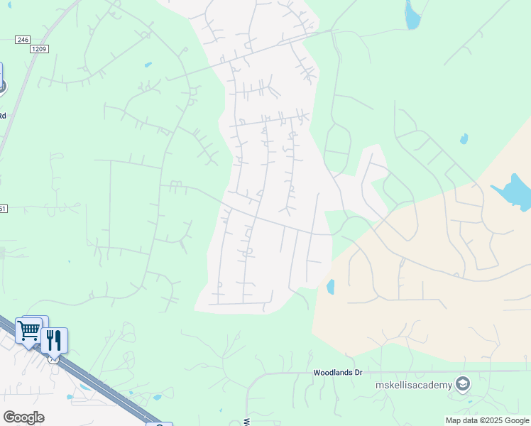 map of restaurants, bars, coffee shops, grocery stores, and more near 167 Pioneer Passage in Bastrop