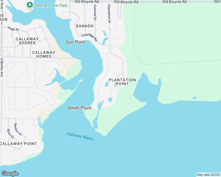 map of restaurants, bars, coffee shops, grocery stores, and more near 848 Plantation Way in Panama City