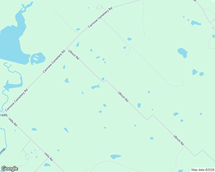 map of restaurants, bars, coffee shops, grocery stores, and more near 3125 Ullrich Road in Carmine