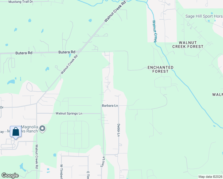 map of restaurants, bars, coffee shops, grocery stores, and more near 32218 Shady Drive in Magnolia