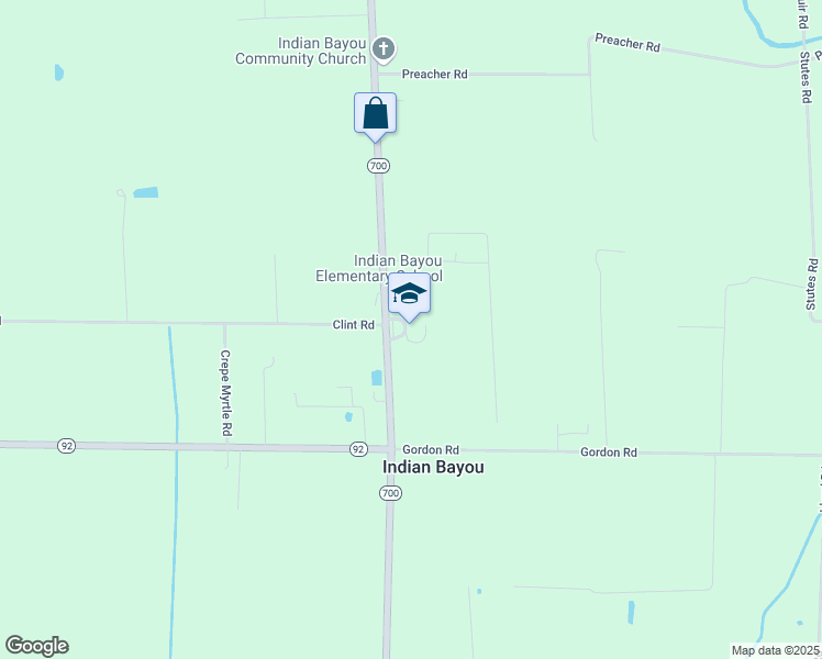 map of restaurants, bars, coffee shops, grocery stores, and more near 1603 Louisiana 700 in Rayne