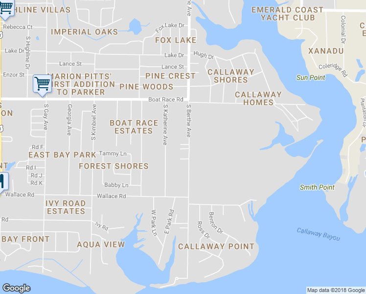 map of restaurants, bars, coffee shops, grocery stores, and more near 1038 South Berthe Avenue in Panama City
