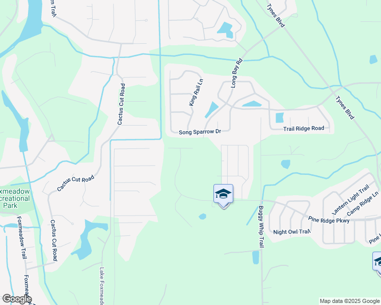 map of restaurants, bars, coffee shops, grocery stores, and more near 4201 Pine Ridge Parkway in Middleburg