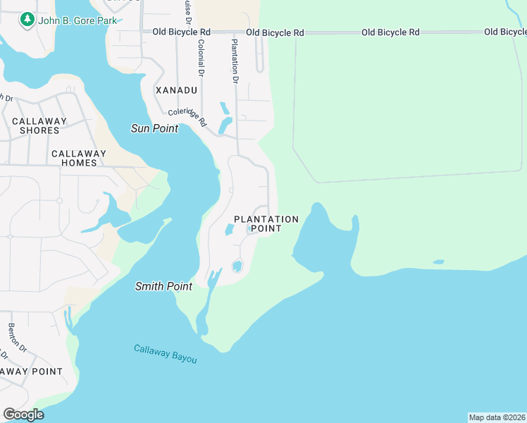 map of restaurants, bars, coffee shops, grocery stores, and more near 826-828 Plantation Way in Callaway