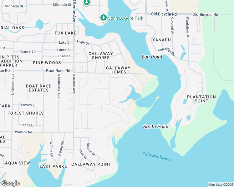 map of restaurants, bars, coffee shops, grocery stores, and more near 7256-7300 Boat Race Road in Panama City