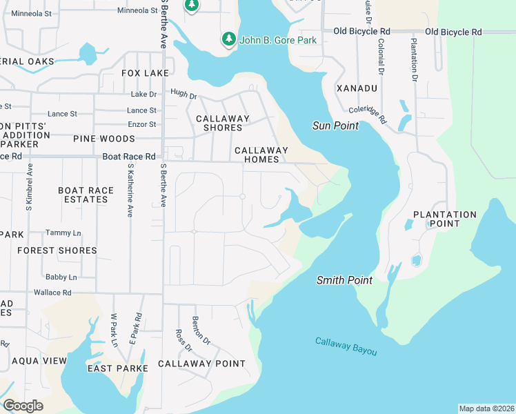 map of restaurants, bars, coffee shops, grocery stores, and more near 7256-7300 Boat Race Road in Panama City
