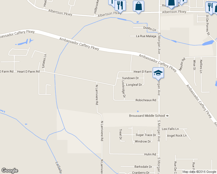 map of restaurants, bars, coffee shops, grocery stores, and more near 403 Heart D Farm Road in Youngsville