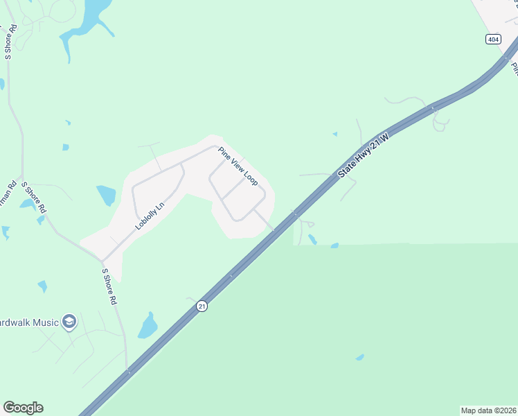 map of restaurants, bars, coffee shops, grocery stores, and more near 259 Pine View Loop in Bastrop