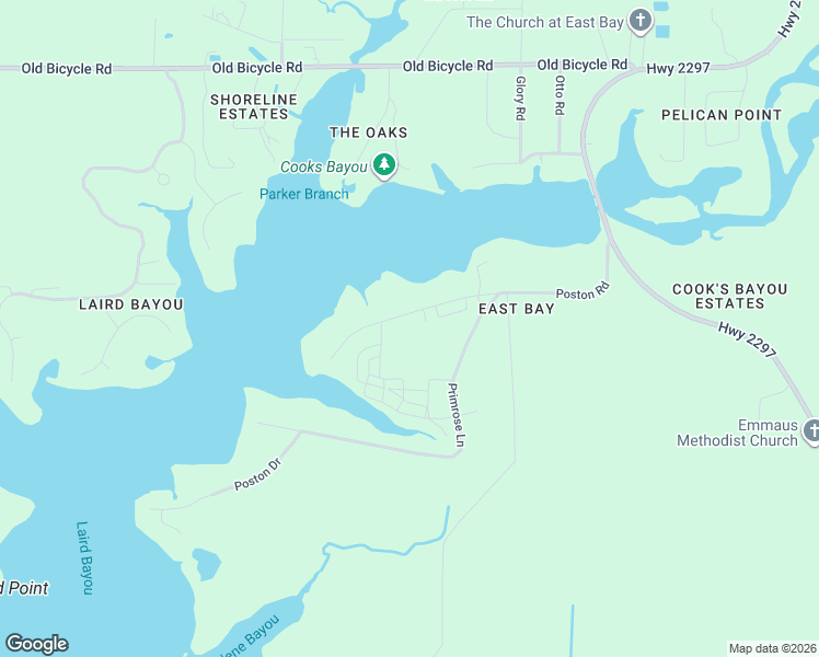 map of restaurants, bars, coffee shops, grocery stores, and more near 1003 Bayside Street in Panama City