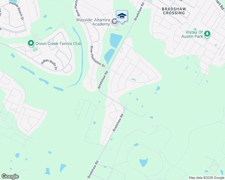map of restaurants, bars, coffee shops, grocery stores, and more near 11224 Mickelson Drive in Austin