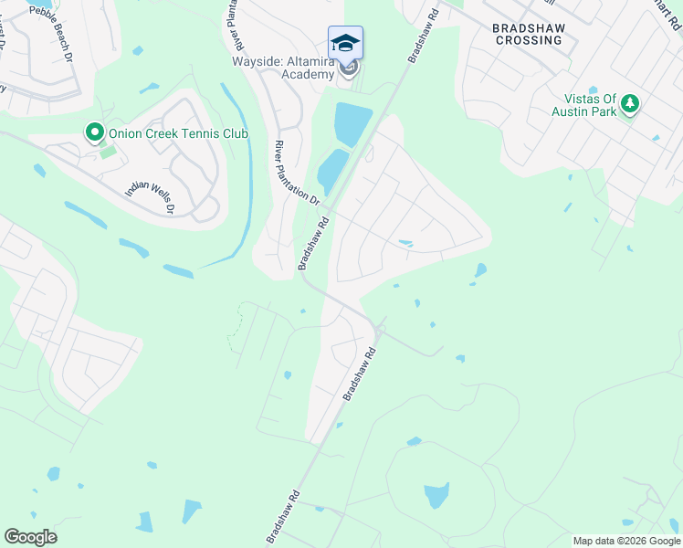 map of restaurants, bars, coffee shops, grocery stores, and more near 11224 Mickelson Drive in Austin