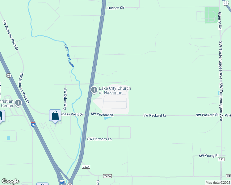 map of restaurants, bars, coffee shops, grocery stores, and more near 246 South West Dahlia Lane in Lake City
