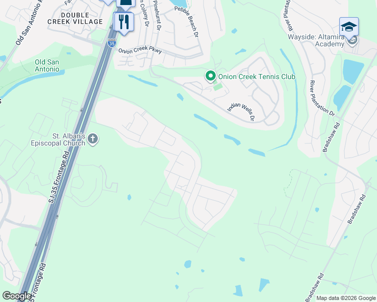 map of restaurants, bars, coffee shops, grocery stores, and more near 4512 Sea Salt Drive in Austin