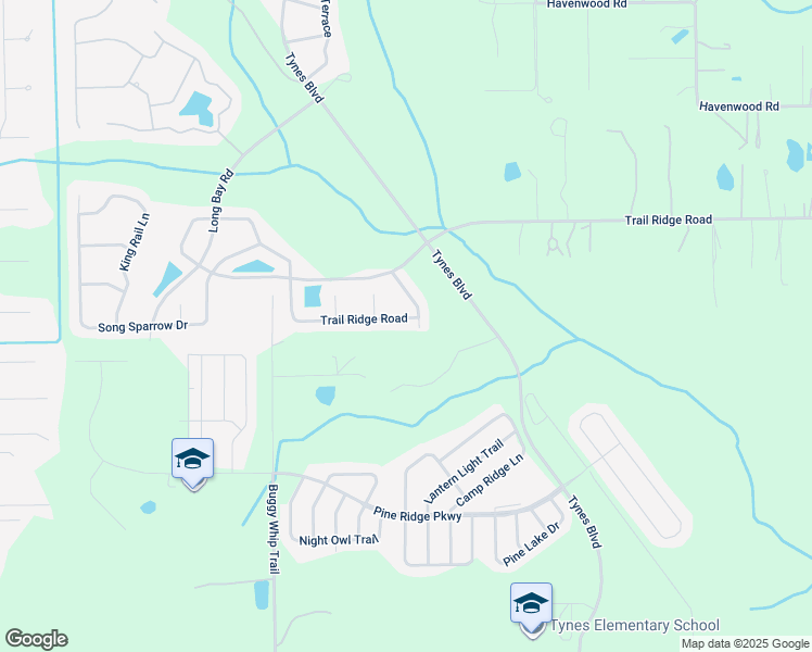 map of restaurants, bars, coffee shops, grocery stores, and more near 4062 Trail Ridge Road in Middleburg