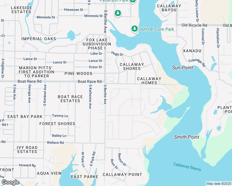 map of restaurants, bars, coffee shops, grocery stores, and more near 901-991 South Berthe Avenue in Callaway