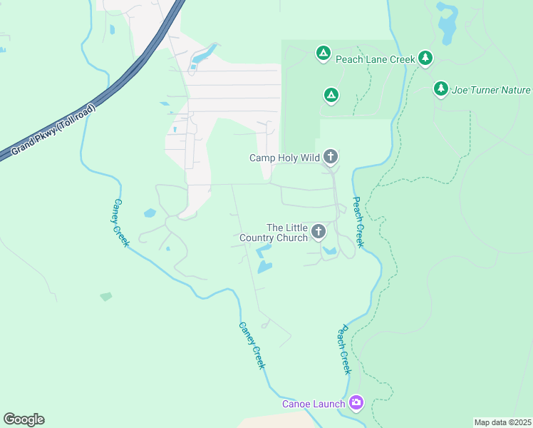 map of restaurants, bars, coffee shops, grocery stores, and more near 21902 Baptist Encampment Road in New Caney