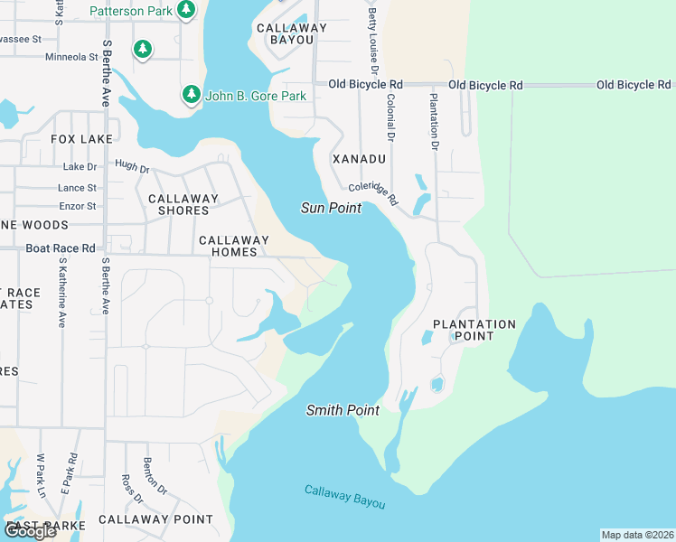 map of restaurants, bars, coffee shops, grocery stores, and more near 7300 Boat Race Road in Panama City