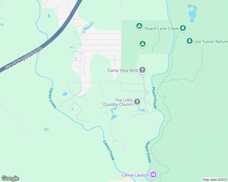 map of restaurants, bars, coffee shops, grocery stores, and more near 21902 Baptist Encampment Road in New Caney