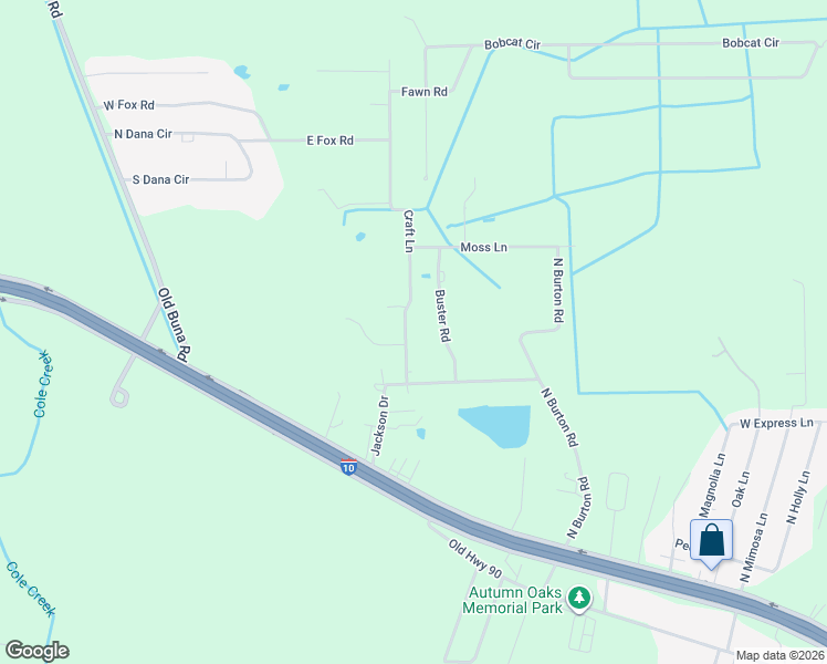 map of restaurants, bars, coffee shops, grocery stores, and more near 416 Craft Lane in Orange