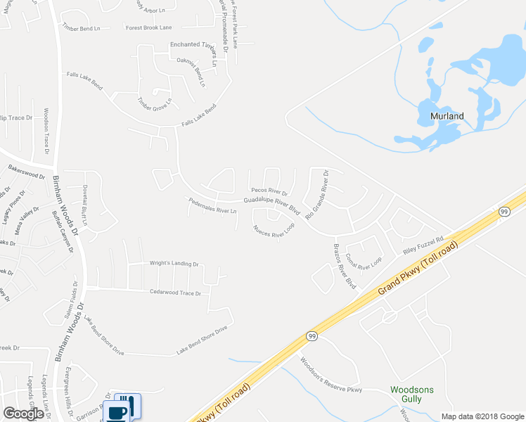 map of restaurants, bars, coffee shops, grocery stores, and more near 28802 Frio River Loop in Spring