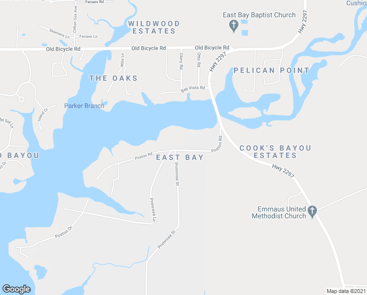 map of restaurants, bars, coffee shops, grocery stores, and more near 11701 Poston Road in Panama City