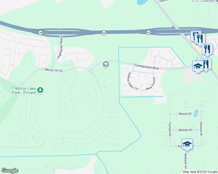 map of restaurants, bars, coffee shops, grocery stores, and more near 21556 Farm to Market Road 1314 in Porter