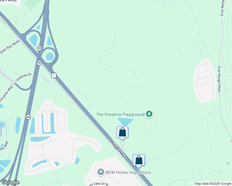 map of restaurants, bars, coffee shops, grocery stores, and more near 11565 Golden Lake Lane in Jacksonville