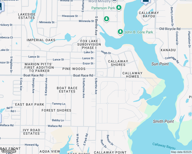 map of restaurants, bars, coffee shops, grocery stores, and more near 901 South Berthe Avenue in Callaway