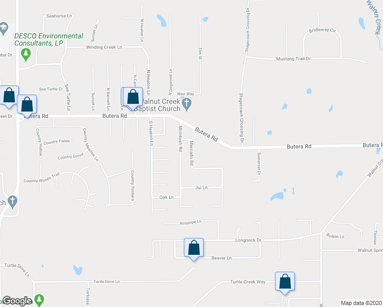 map of restaurants, bars, coffee shops, grocery stores, and more near 26418 Mercado Road in Magnolia