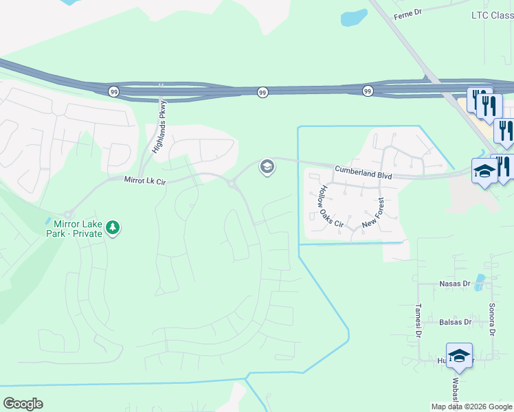 map of restaurants, bars, coffee shops, grocery stores, and more near 21556 Farm to Market Road 1314 in Porter