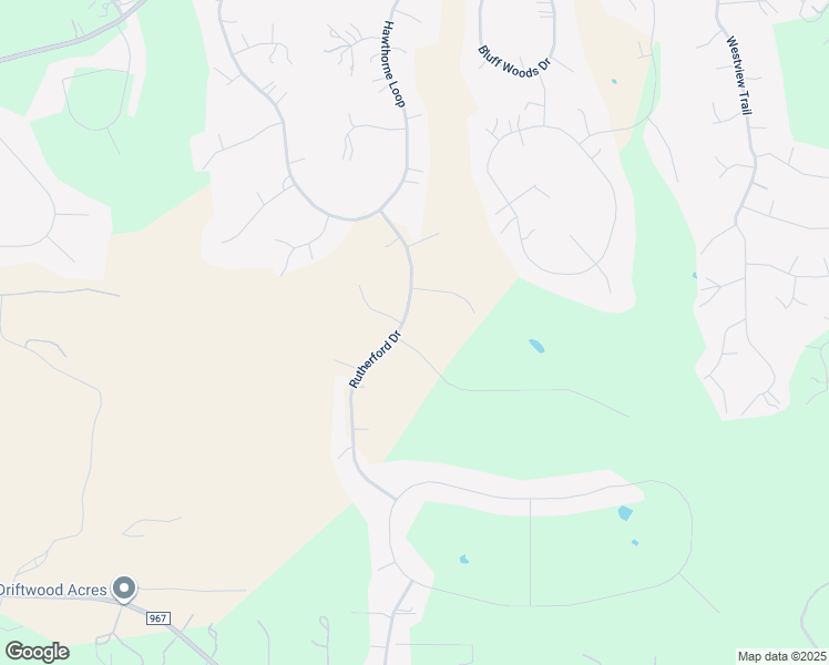map of restaurants, bars, coffee shops, grocery stores, and more near 125 Sapling Drive in Driftwood