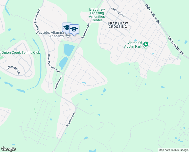 map of restaurants, bars, coffee shops, grocery stores, and more near 5904 Lehman Way in Austin