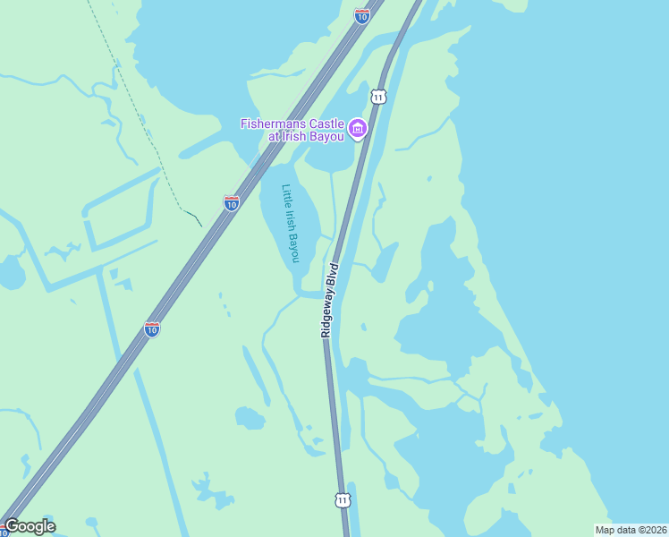 map of restaurants, bars, coffee shops, grocery stores, and more near 3009 U.S. 11 in New Orleans