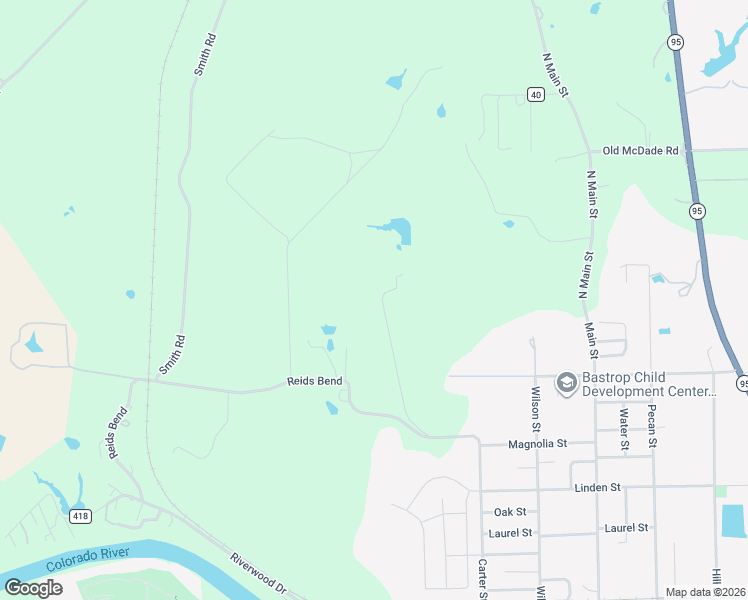 map of restaurants, bars, coffee shops, grocery stores, and more near 336 Reids Bend in Bastrop