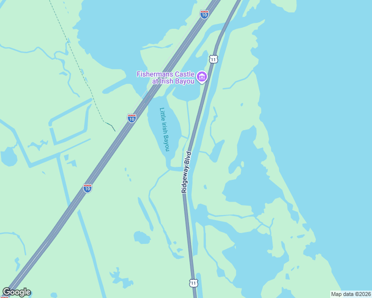 map of restaurants, bars, coffee shops, grocery stores, and more near 3009 U.S. 11 in New Orleans