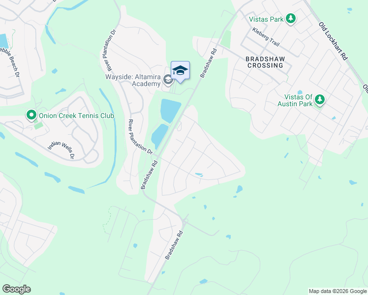 map of restaurants, bars, coffee shops, grocery stores, and more near 10917 Players Path in Austin