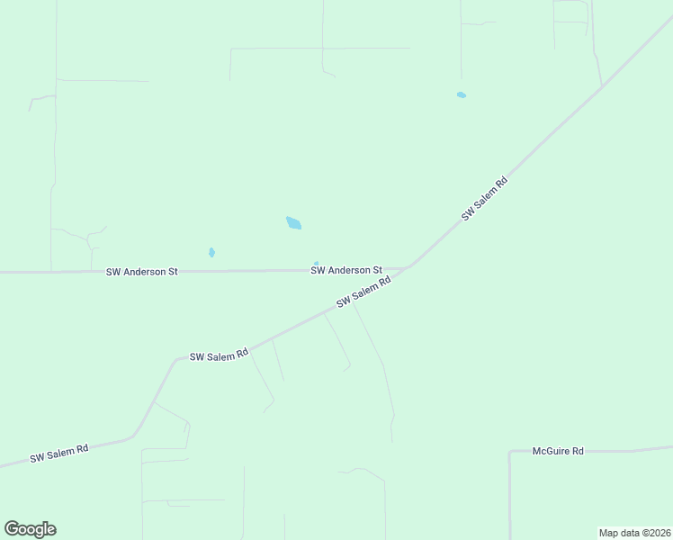 map of restaurants, bars, coffee shops, grocery stores, and more near SW Anderson St in Lake City