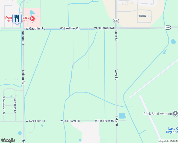 map of restaurants, bars, coffee shops, grocery stores, and more near 7128 Shadow Lane in Lake Charles