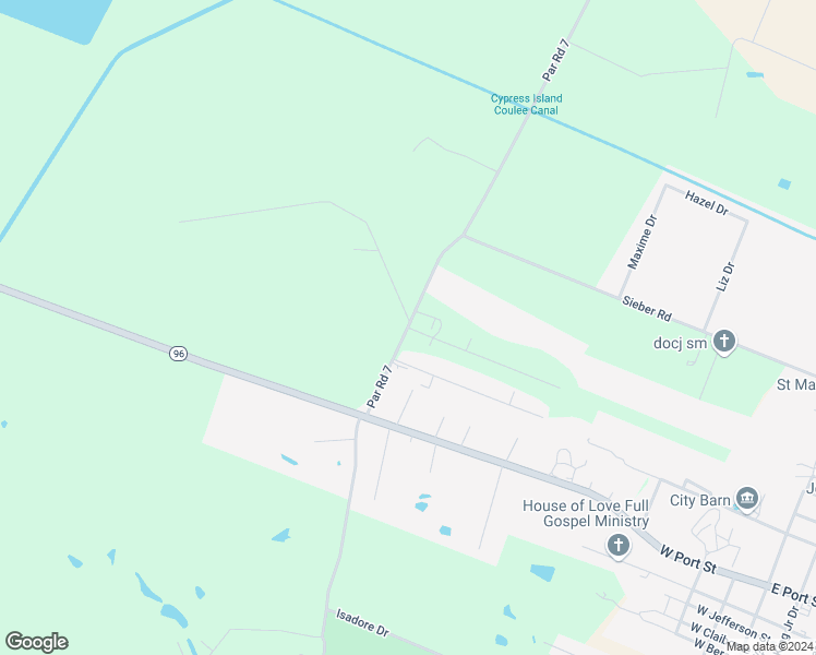 map of restaurants, bars, coffee shops, grocery stores, and more near 1000 Attakapas Road in Saint Martinville