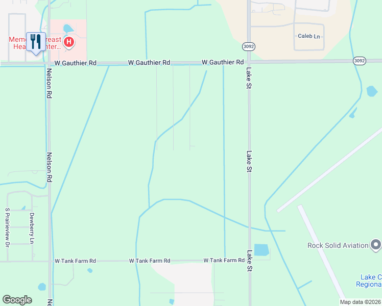 map of restaurants, bars, coffee shops, grocery stores, and more near 7128 Shadow Lane in Lake Charles
