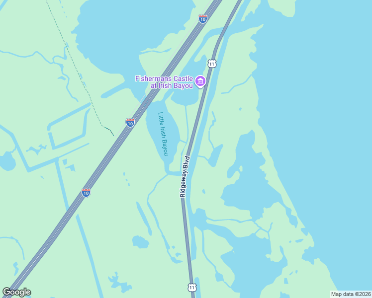 map of restaurants, bars, coffee shops, grocery stores, and more near 3009 U.S. 11 in New Orleans