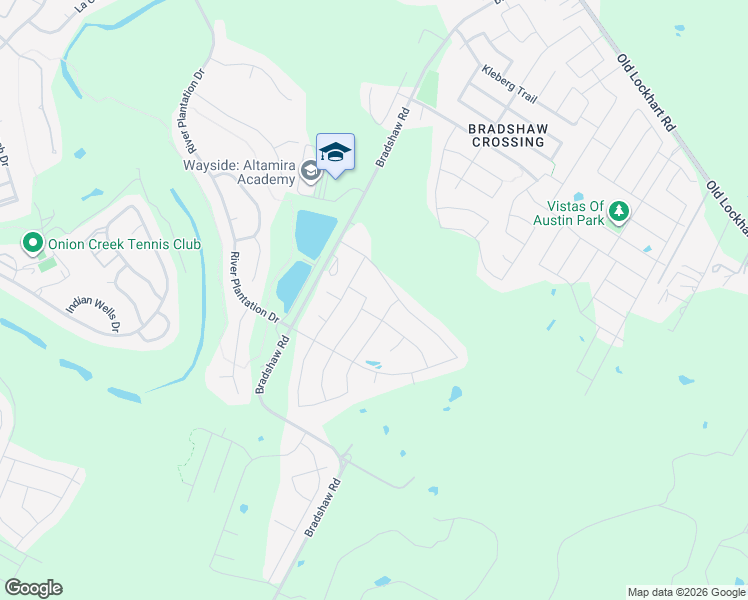 map of restaurants, bars, coffee shops, grocery stores, and more near 10817 Mickelson Drive in Austin