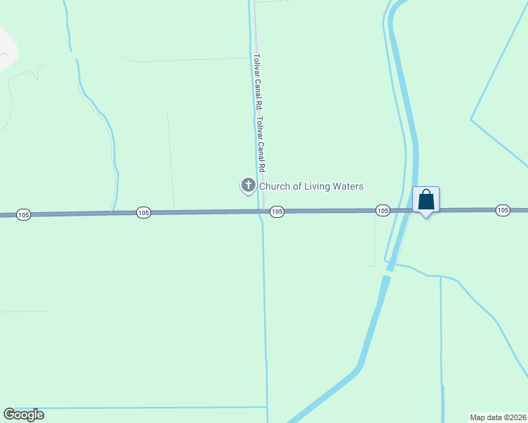 map of restaurants, bars, coffee shops, grocery stores, and more near 10500 Texas 105 in Beaumont