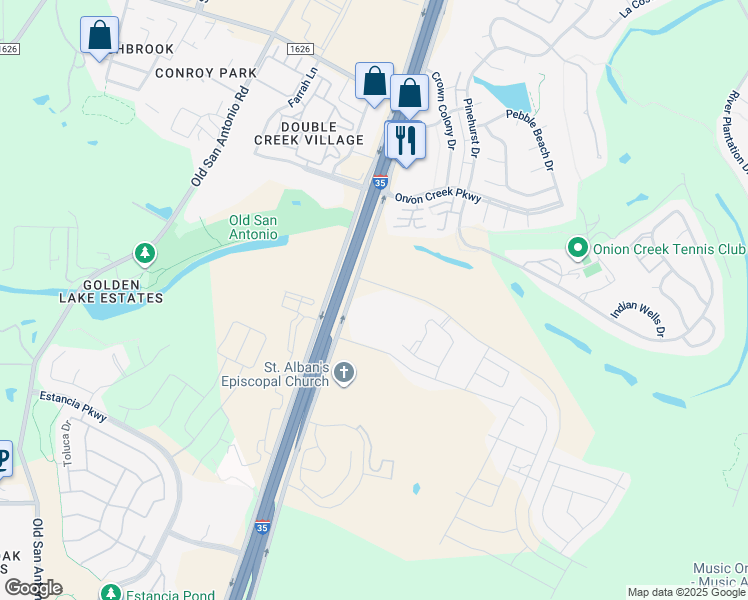 map of restaurants, bars, coffee shops, grocery stores, and more near 11823-11909 N Interstate 35 Frontage Rd in Austin