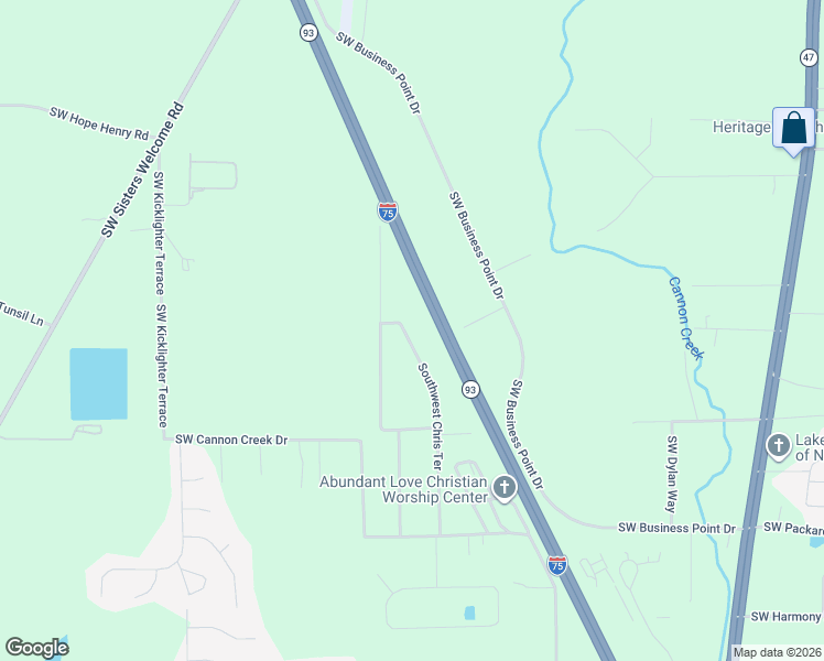 map of restaurants, bars, coffee shops, grocery stores, and more near 585-607 SW Chris Terrace in Lake City