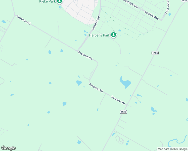 map of restaurants, bars, coffee shops, grocery stores, and more near 8131 Sassman Road in Austin