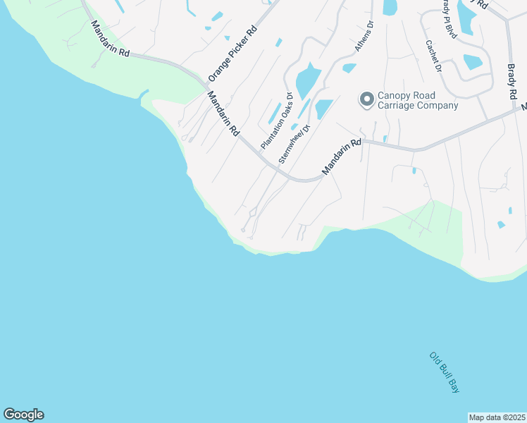 map of restaurants, bars, coffee shops, grocery stores, and more near 13940 Mandarin Road in Jacksonville