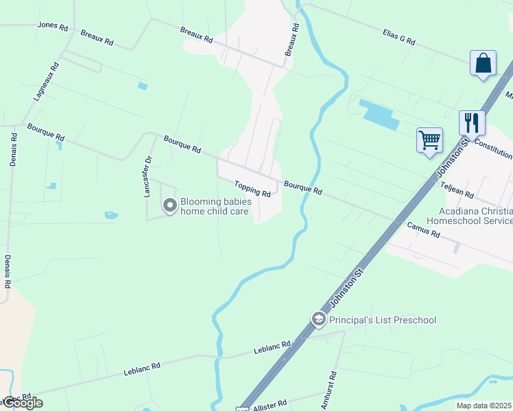 map of restaurants, bars, coffee shops, grocery stores, and more near 108 Sun Village Dr in Lafayette