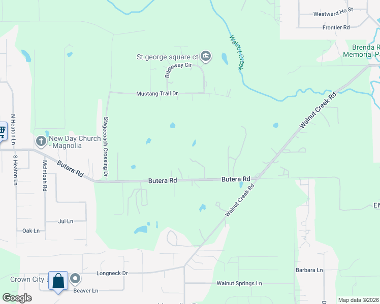 map of restaurants, bars, coffee shops, grocery stores, and more near 16506 Butera Road in Magnolia