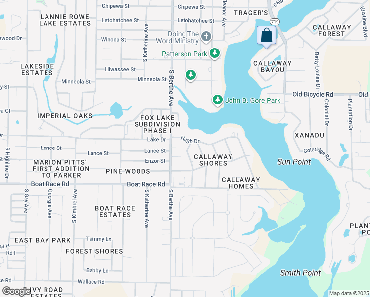 map of restaurants, bars, coffee shops, grocery stores, and more near 714 Clarence Drive in Panama City